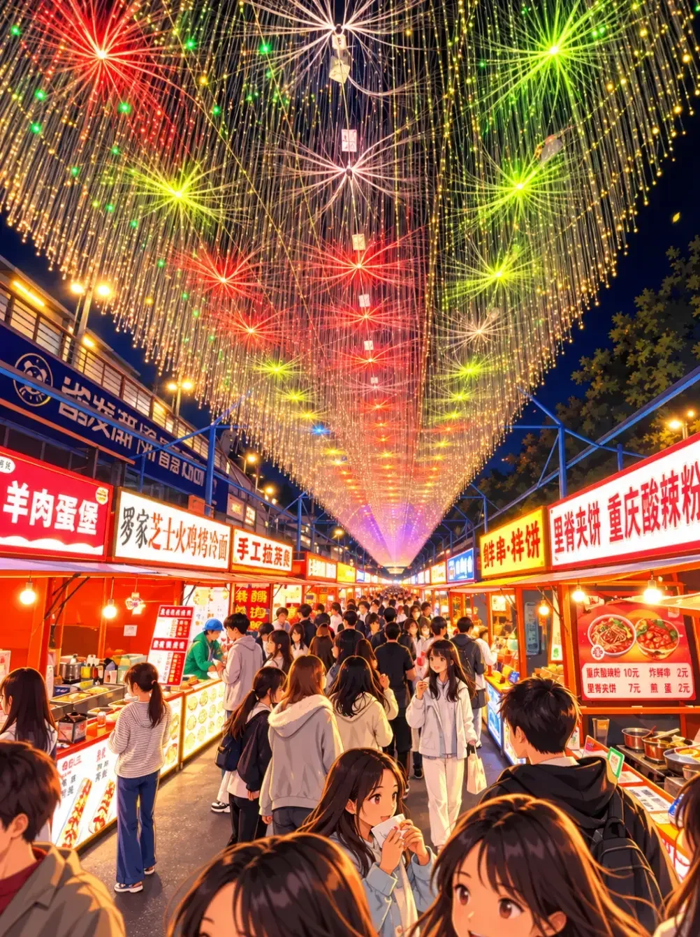 甜柿集人流