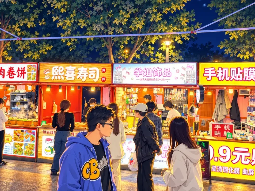 甜柿集街区全景